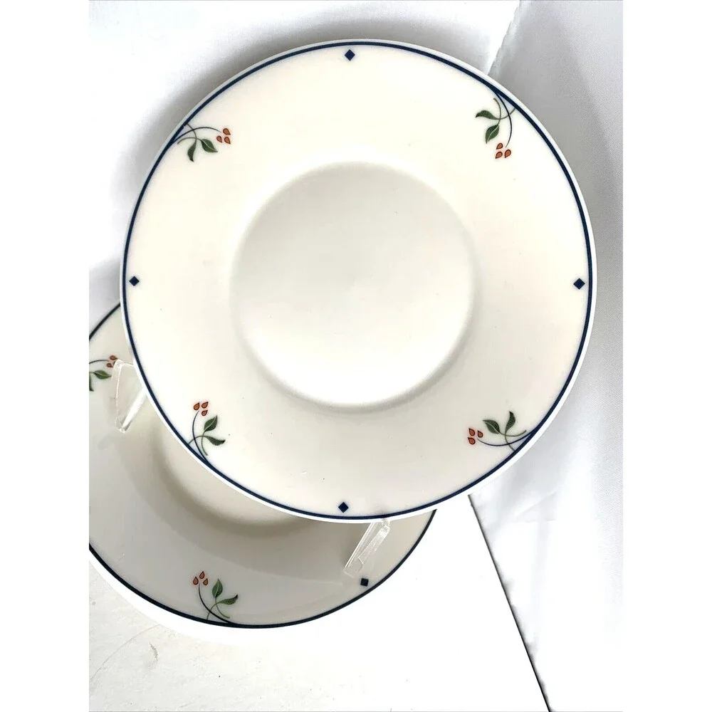 8 Gorham Ariana China Plates - Bread & Butter / Saucers; Town & Country
